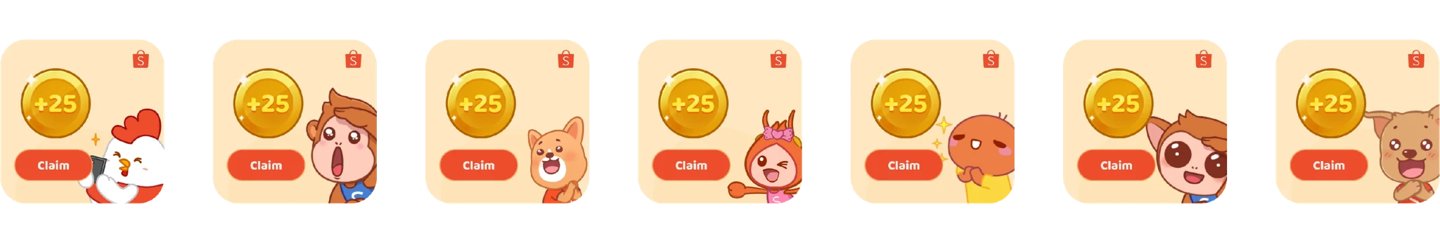 Mascot nudge animations